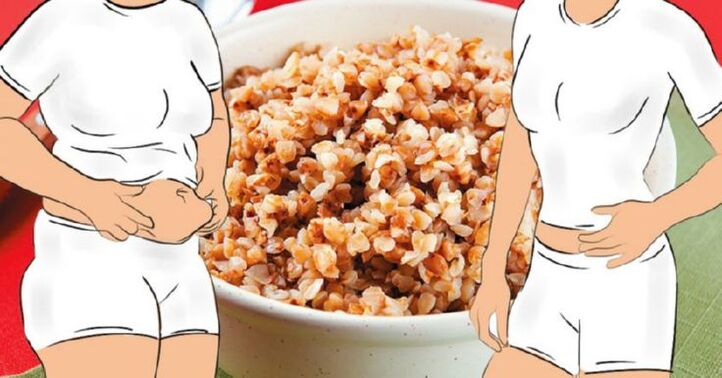 Weight loss in case of buckwheat