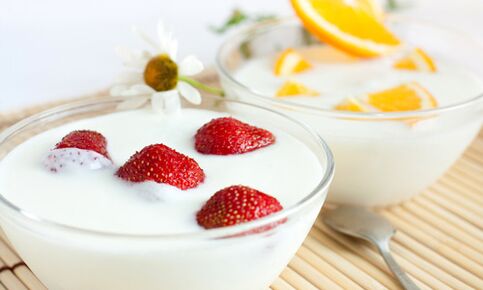 Kefir with berries to lose weight