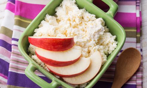 cottage cheese with apples to lose weight