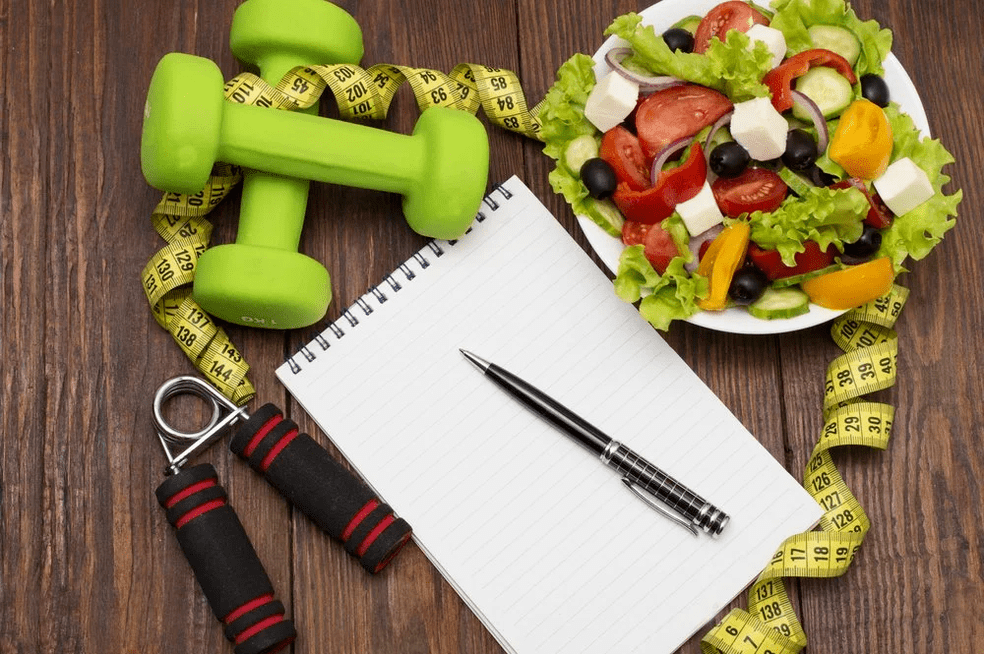 Develop a diet plan to lose weight