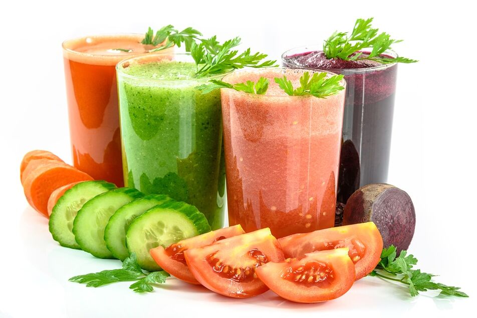 Vegetable smoothies to lose weight and cleanse the body