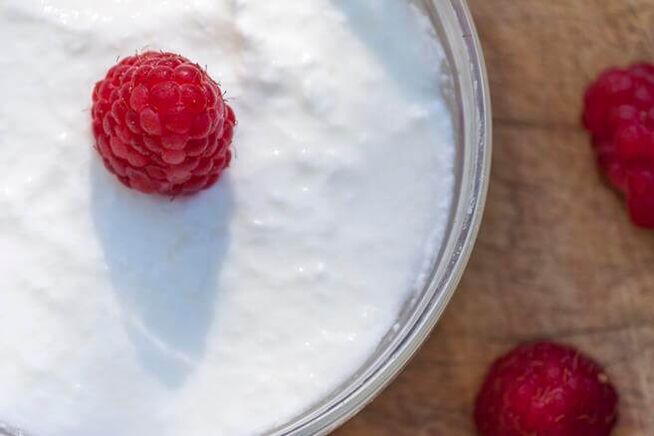 On a low-carb diet, you can treat yourself to a milk dessert