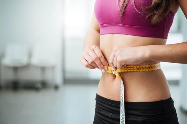 The result of losing weight on a low-carbohydrate diet that can be maintained by gradual exit